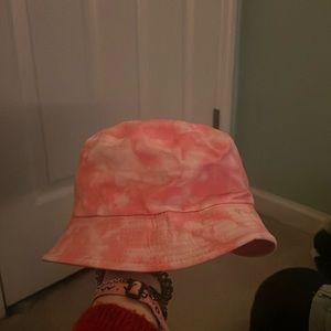 Pink forever 21 bucket hat